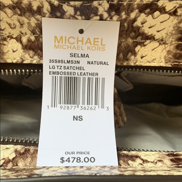 NWT Michael Kors Snakeskin purse and wallet - Picture 7 of 8